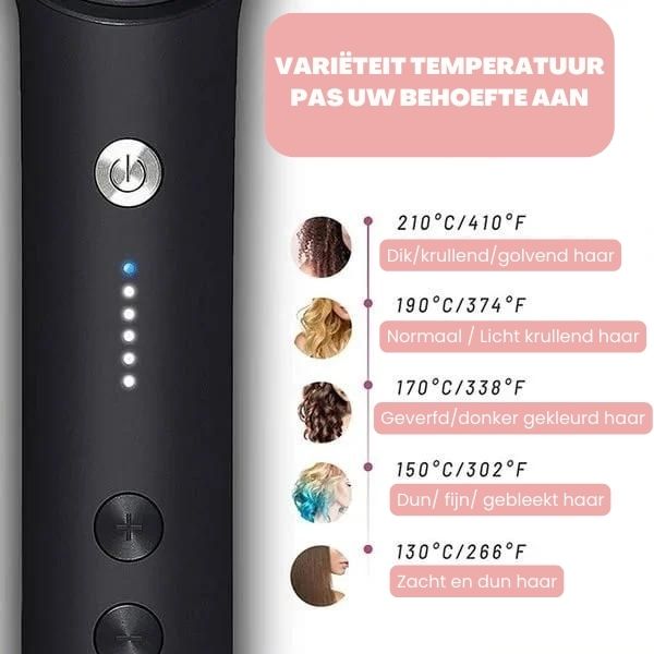 QuickBrush™ - Elektrische Stijlborstel | Snelle en Efficiënte Haarstyling - Innovatief ontwerp - Antiklit en Antistatisch - Geschikt voor Alle Haartypes