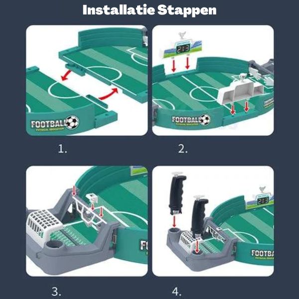 GoalMaker™  Tafelvoetbal Set | Interactief Spel - Bevordert Familietijd - Elektronische Score - Voor Binnen en Buiten - Urenlang Speelplezier