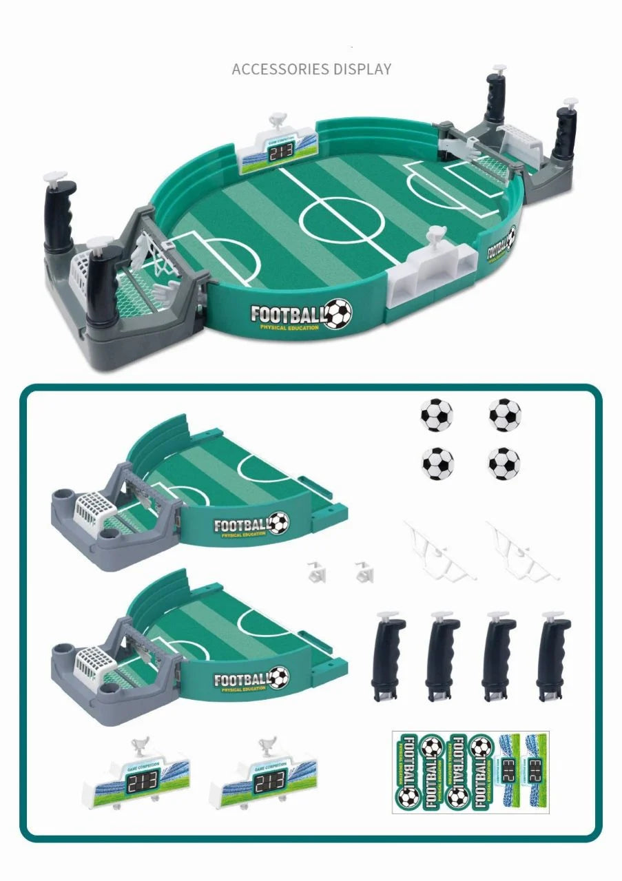 GoalMaker™  Tafelvoetbal Set | Interactief Spel - Bevordert Familietijd - Elektronische Score - Voor Binnen en Buiten - Urenlang Speelplezier