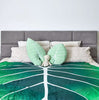 Anthuri™- Bladvormig Deken | Fleece en Fluffy - Dubbele laag - Super Zacht - Donzig - Comfort - Voor op de Bank, Bed of Decoratie