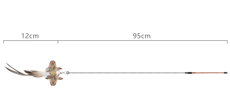 CatCatch™ Katten Speelgoedset  | Gesimuleerde vogel - Inclusief 5 extra vogels - Interactief - Urenlang Speelplezier -  Eenvoudig te installeren