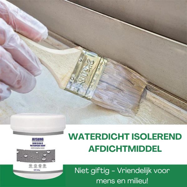 NoMoreWater™ - Anti-Lek Afdichtmiddel | Sterk - Waterdicht - Transparant - Coating - Voor Binnen en Buiten - Veilig - Eenvoudig te Gebruiken