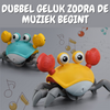 CuteCrab™ - Wandelende Krab | Met Sensoren en Muziek - Urenlang Speelplezier - Zelfsturend | USB Herlaadbaar