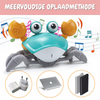 CuteCrab™ - Wandelende Krab | Met Sensoren en Muziek - Urenlang Speelplezier - Zelfsturend | USB Herlaadbaar