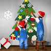 PlayXmasTree™ - Doe-het-zelf Kinder Kerstboom | Speel met je Gezin | Duurzaam Vilt | 100 cm met +20 decoraties