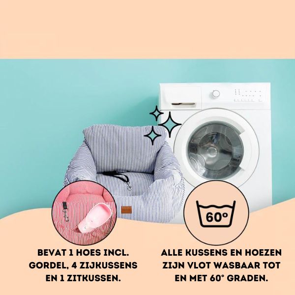 Pupseat™ - Honden autostoeltje Incl. Riem | Geef je 🐕 de veiligheid die het verdient!