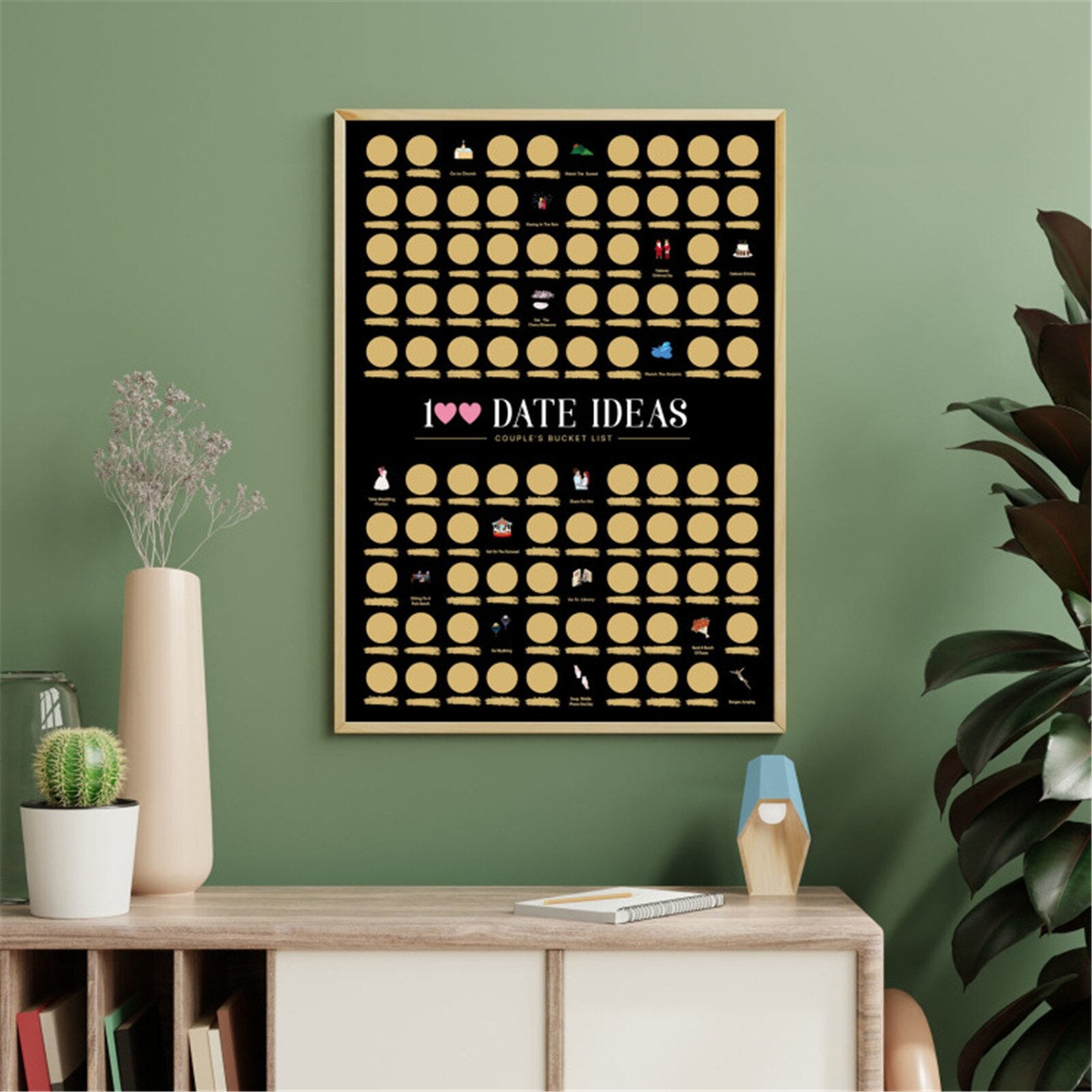 DateMore™ Date Kalender | 100 Superleuke Date Ideeën - Scratch Off - Perfect Cadeau