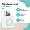 PrintNow™ - HD Mini Draagbare Printer | Bluetooth - Incl 5 GRATIS rollen papier - Overal mogelijkheid tot Printen