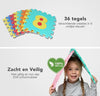 PuzzlePlayXL™ - Nummer & Alfabet Puzzel XL Speelmat | 36 stuks - 180x180cm -  Educatief - Zacht en Dik EVA Foam - Anti-slip