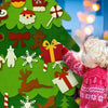 PlayXmasTree™ - Doe-het-zelf Kinder Kerstboom | Speel met je Gezin | Duurzaam Vilt | 100 cm met +20 decoraties