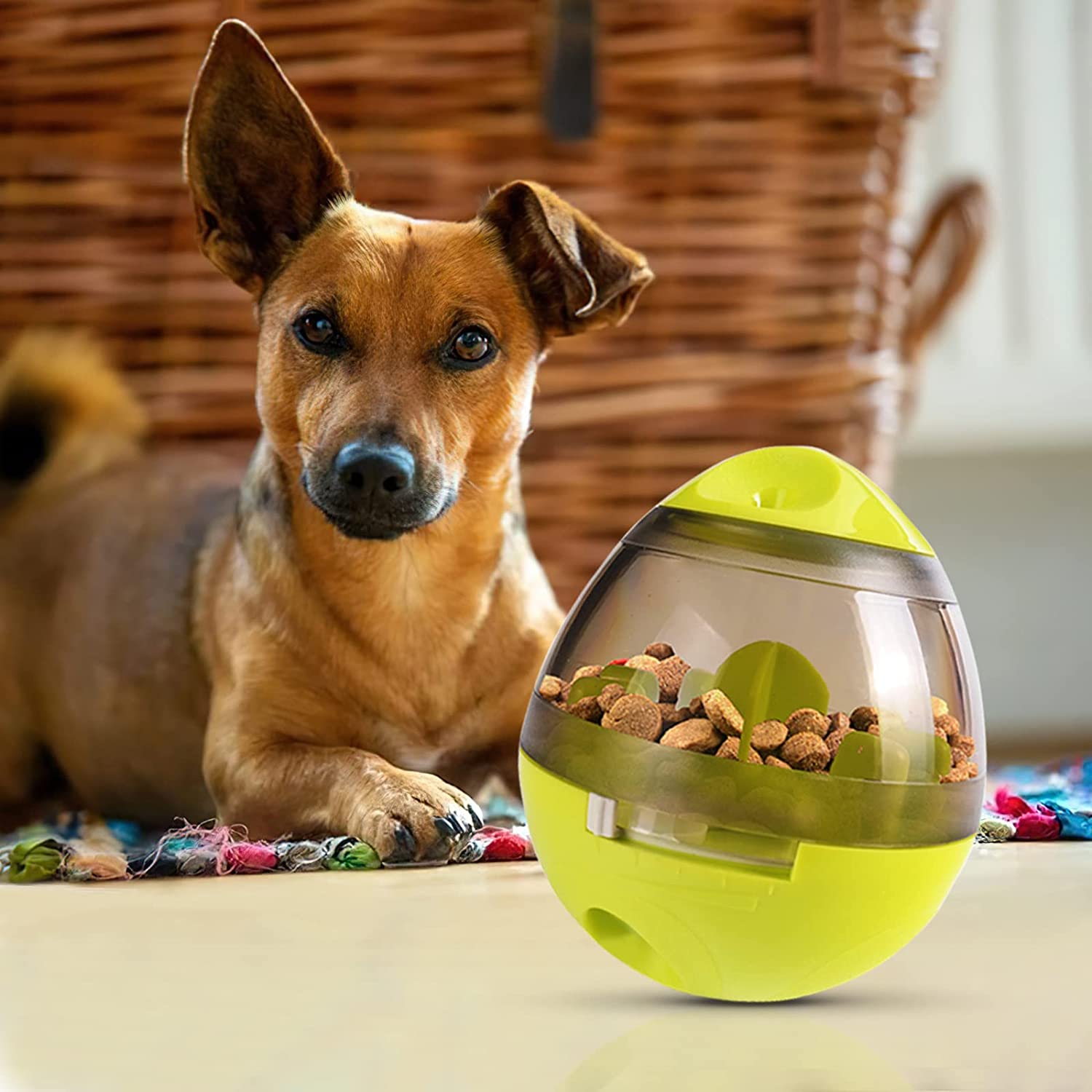 PlayFood™ - Interactieve voedingsbal l Bied jouw 🐶 een gezonde levensstijl en eindeloos plezier