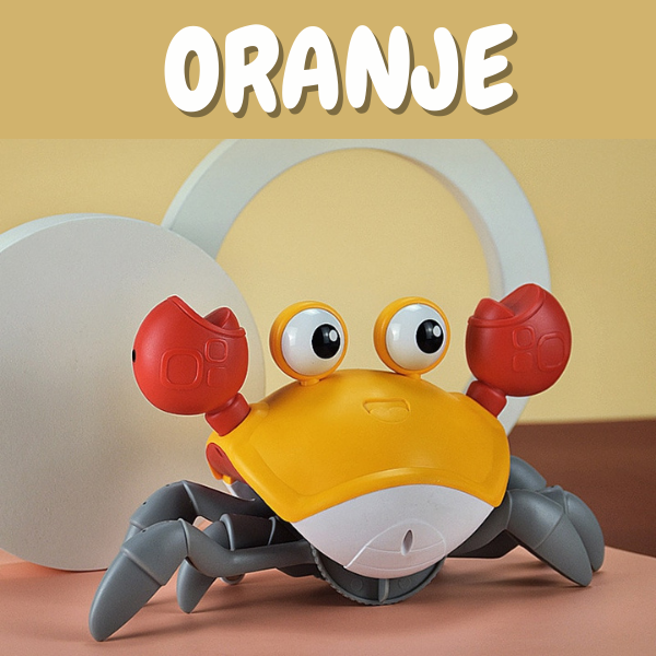 CuteCrab™ - Wandelende Krab | Met Sensoren en Muziek - Urenlang Speelplezier - Zelfsturend | USB Herlaadbaar