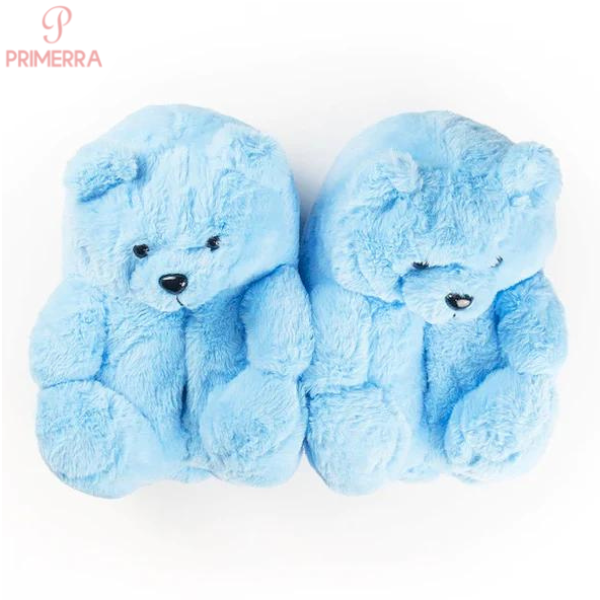 CozyFeet™ - Zachte Teddy Bear Sloffen | Verwarmt je Voeten - Anti-slip Onderkant - Comfortabel