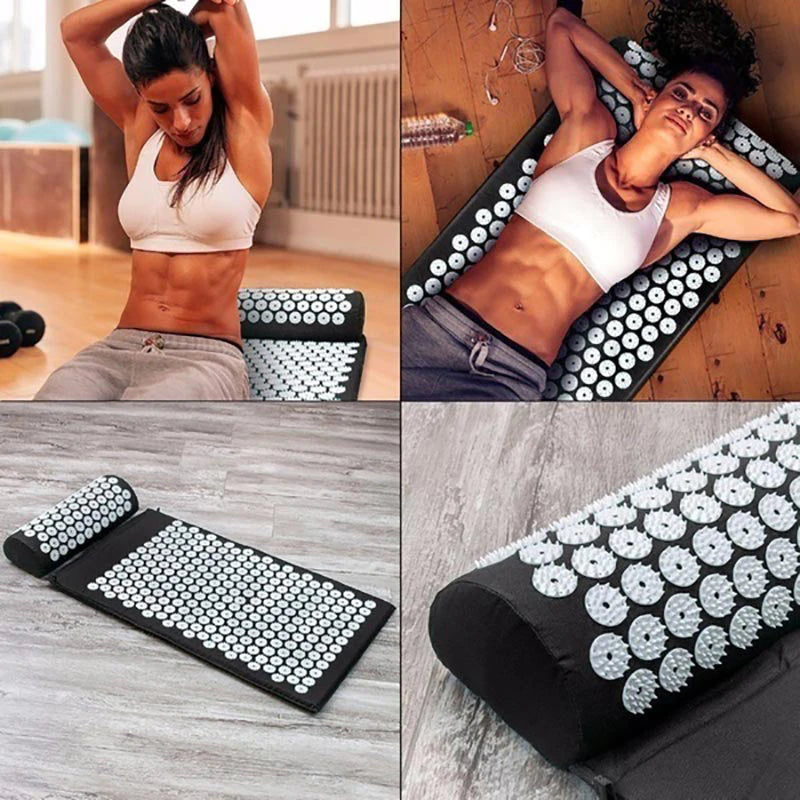 RelaxNow™ Acupuntuur mat + GRATIS kussen | Kom vlot tot rust en stop pijn en stress 😌