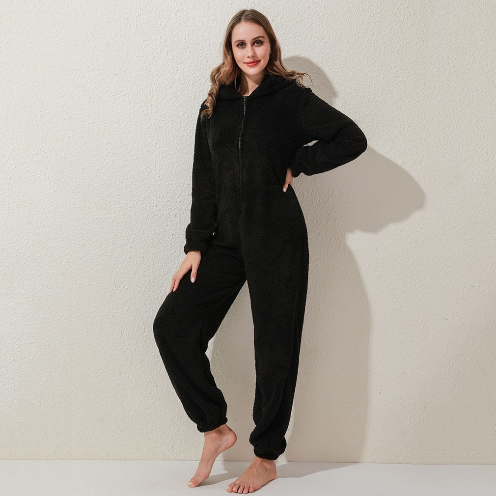 ComfyNess™ - Fluffy Onesie | Met Capuchon - Superzacht - Lekker Warm en Knus - Fijne Pasvorm - Stijlvol