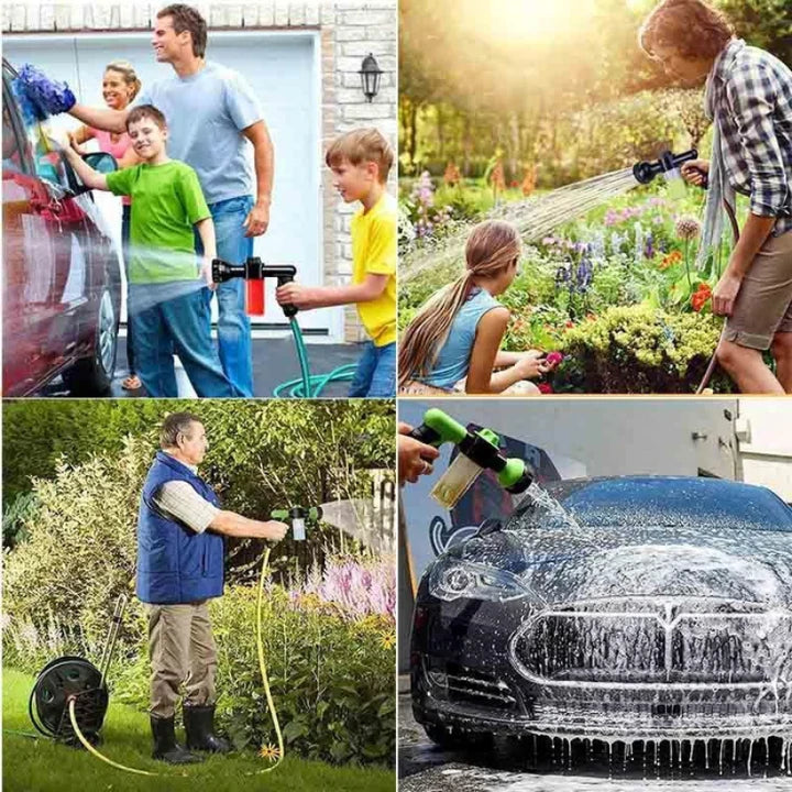 UltraWashNozzle™ | Multi-standen Tuinswitch | 8 Standen incl. hoge druk en miststand