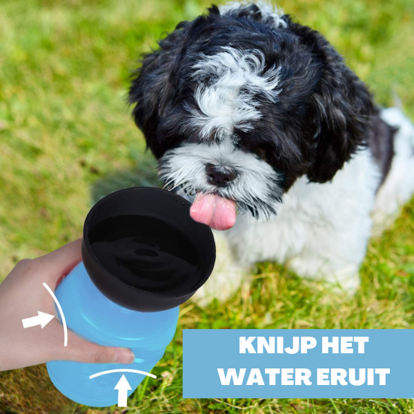 PupDrink™ - Vouwbaar - Efficiënt l Hondenwaterfles