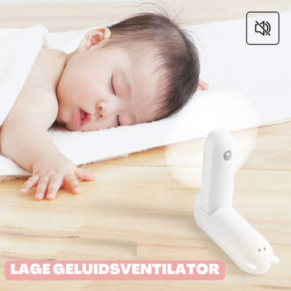 FreshBreeze™ - Draagbaar  l 3-in-1 Handventilator 💨, Flashlight 🔦, Powerbank 🔋 | USB