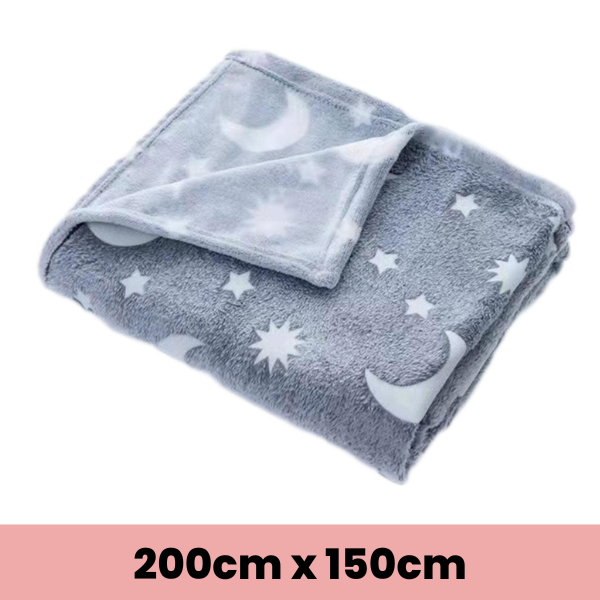 StarryBlanket™ - Glow in the Dark-deken | Fluffy Fleece - Rustgevend - Multifunctioneel