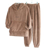 Daisy Station Comfy™  Fleece Set | Stijlvolle Set voor Thuis - Met Capuchon - Lekker Warm & Knus