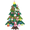 PlayXmasTree™ - Doe-het-zelf Kinder Kerstboom | Speel met je Gezin | Duurzaam Vilt | 100 cm met +20 decoraties