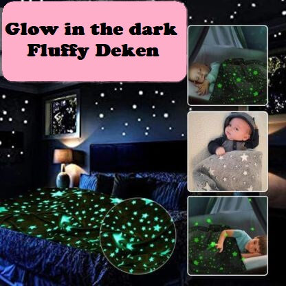 StarryBlanket™ - Glow in the Dark-deken | Fluffy Fleece - Rustgevend - Multifunctioneel