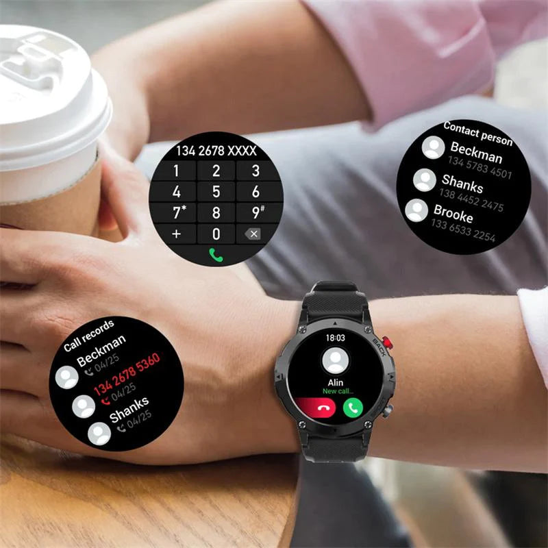 BeSmart™ - Smartwatch | IP68 Waterproof - Krachtige Batterij - Makkelijk Instelbaar - Monitoring van je Gezondheid - Personal Trainer