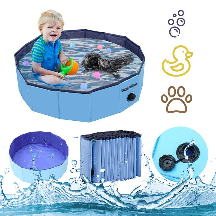 DoggySplash™ - Multifunctioneel opvouwbaar zwembad l Geniet van een afgekoelde en prettige zomer