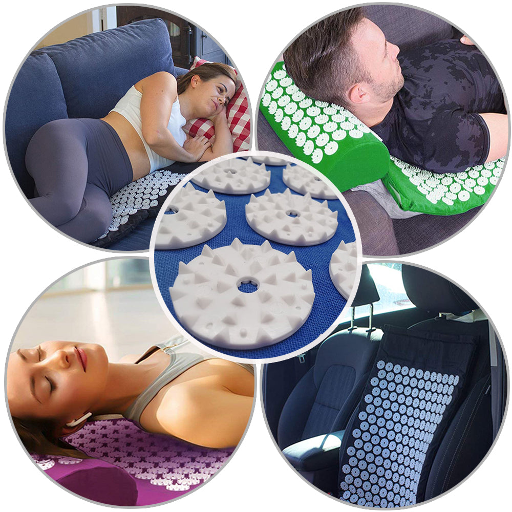 RelaxNow™ Acupuntuur mat + GRATIS kussen | Kom vlot tot rust en stop pijn en stress 😌